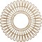 Ekena Millwork Cornelius Wood Fretwork Pierced Ceiling Medallion, Red Oak, 38"OD x 14 1/8"ID x 3/8"T CMWP38X0375CRRO - alternate 1